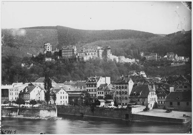 Heidelberg with River Neckar, 1881.