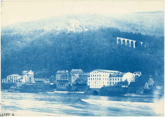 Heidelberg with River Neckar, 1881.