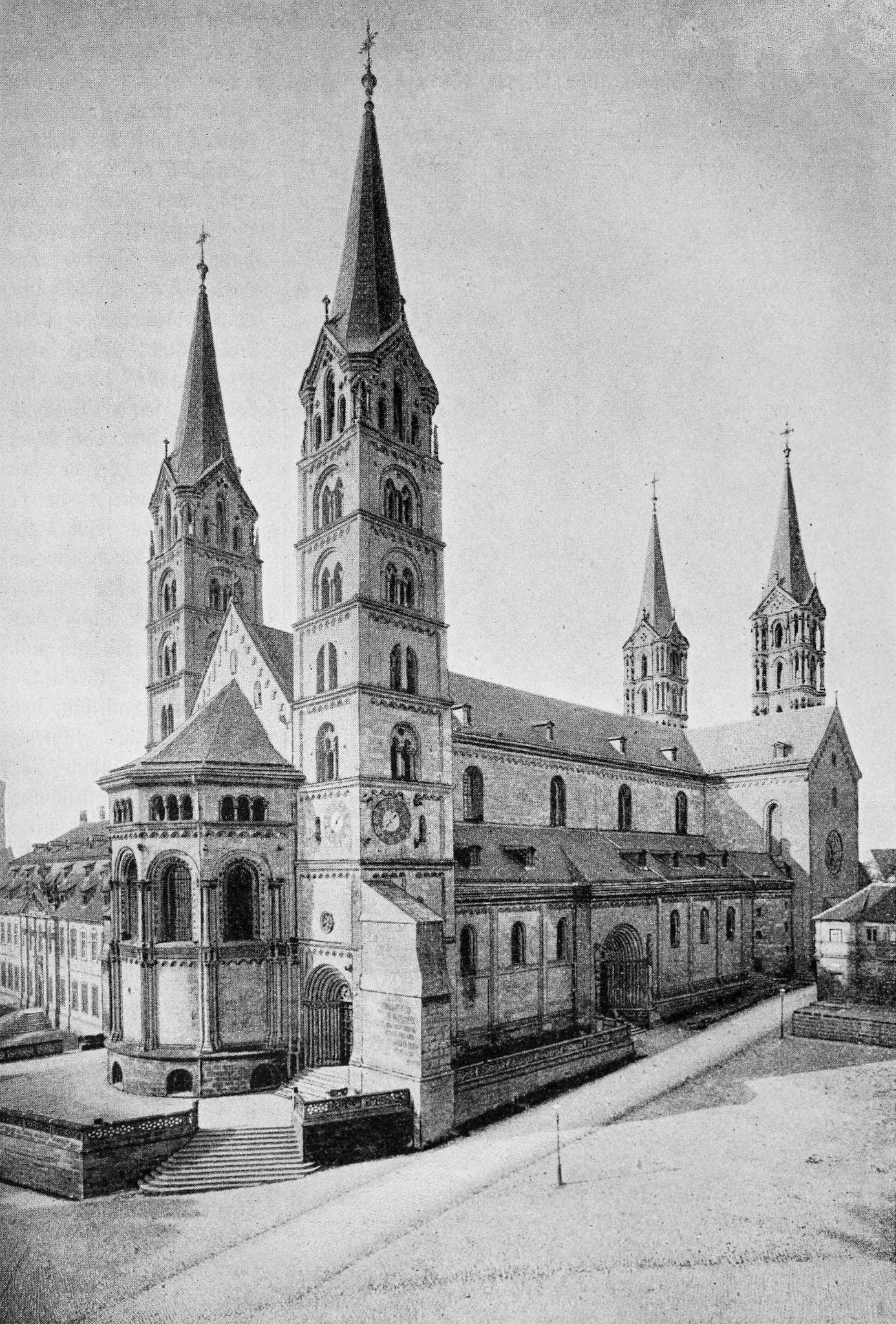 Bamberg Cathedral, Bavaria, 1880.
