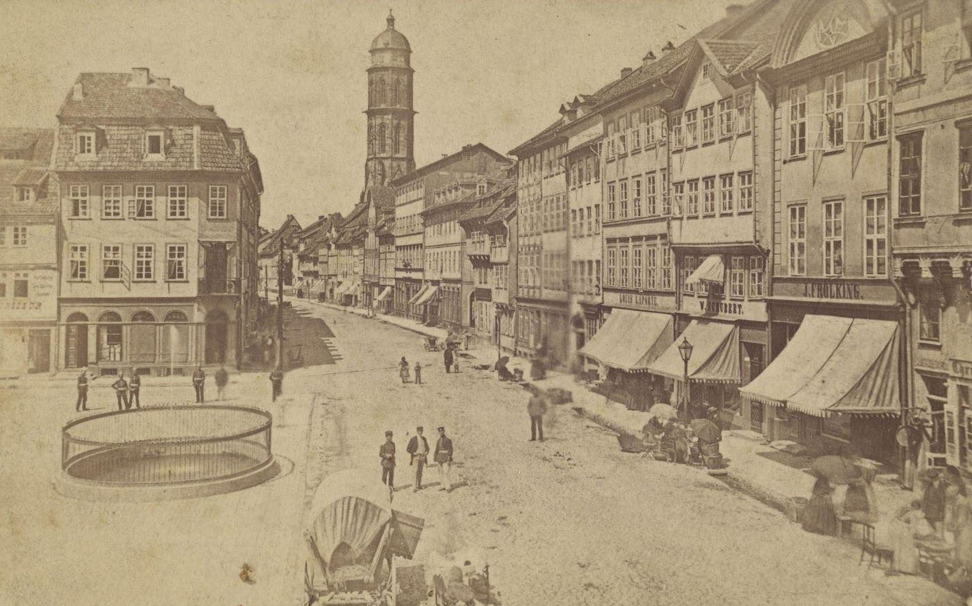 Main street, Gottingen by H. Hoyer, 1880.