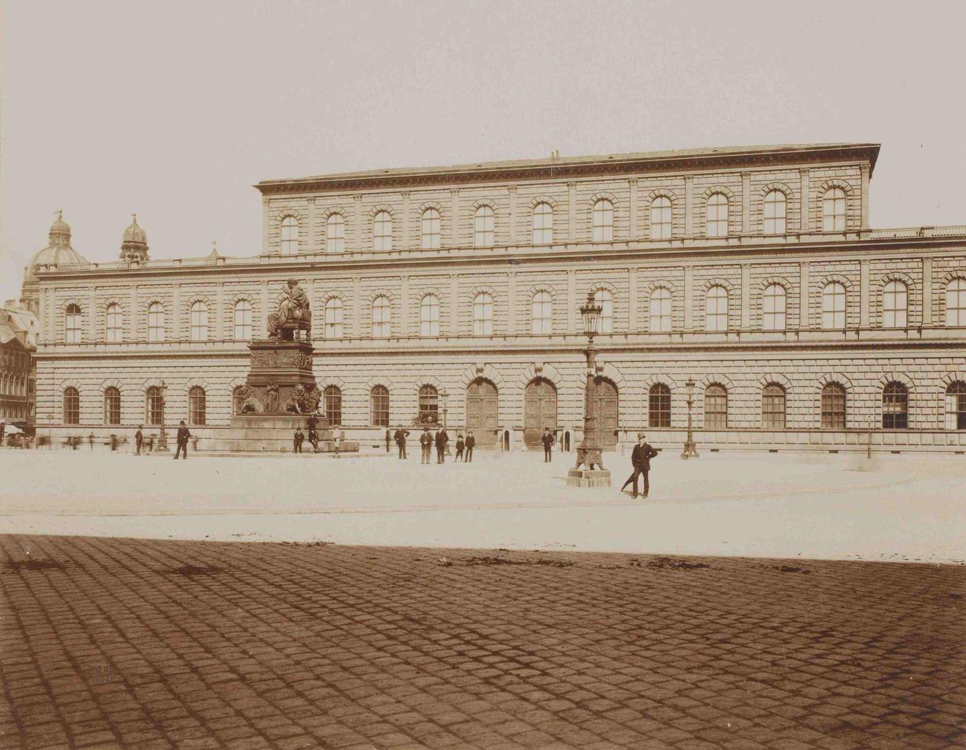 Residenz Konigsbau, Munich, 1880