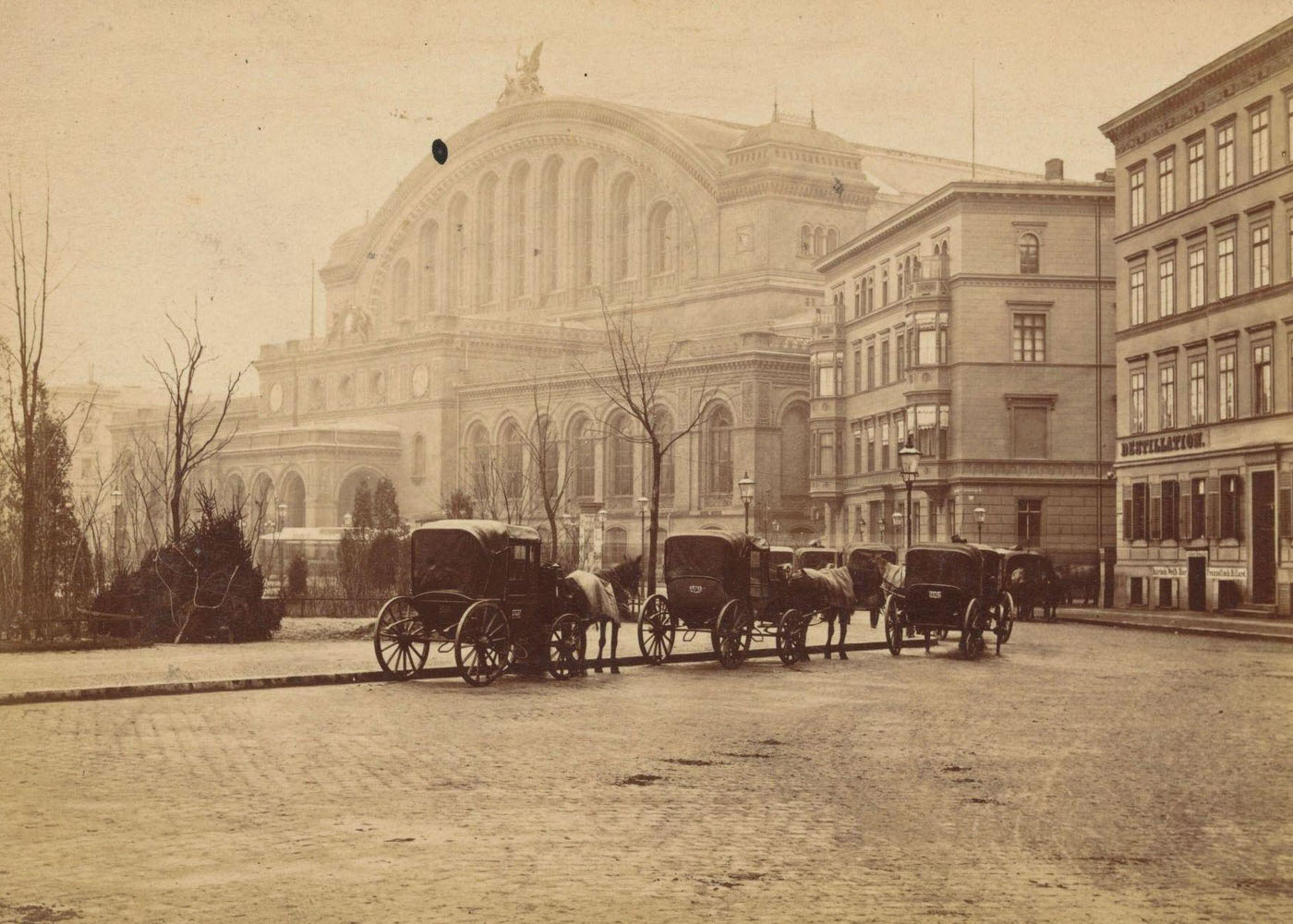 Anhalter Bahnhof, Berlin, 1881.