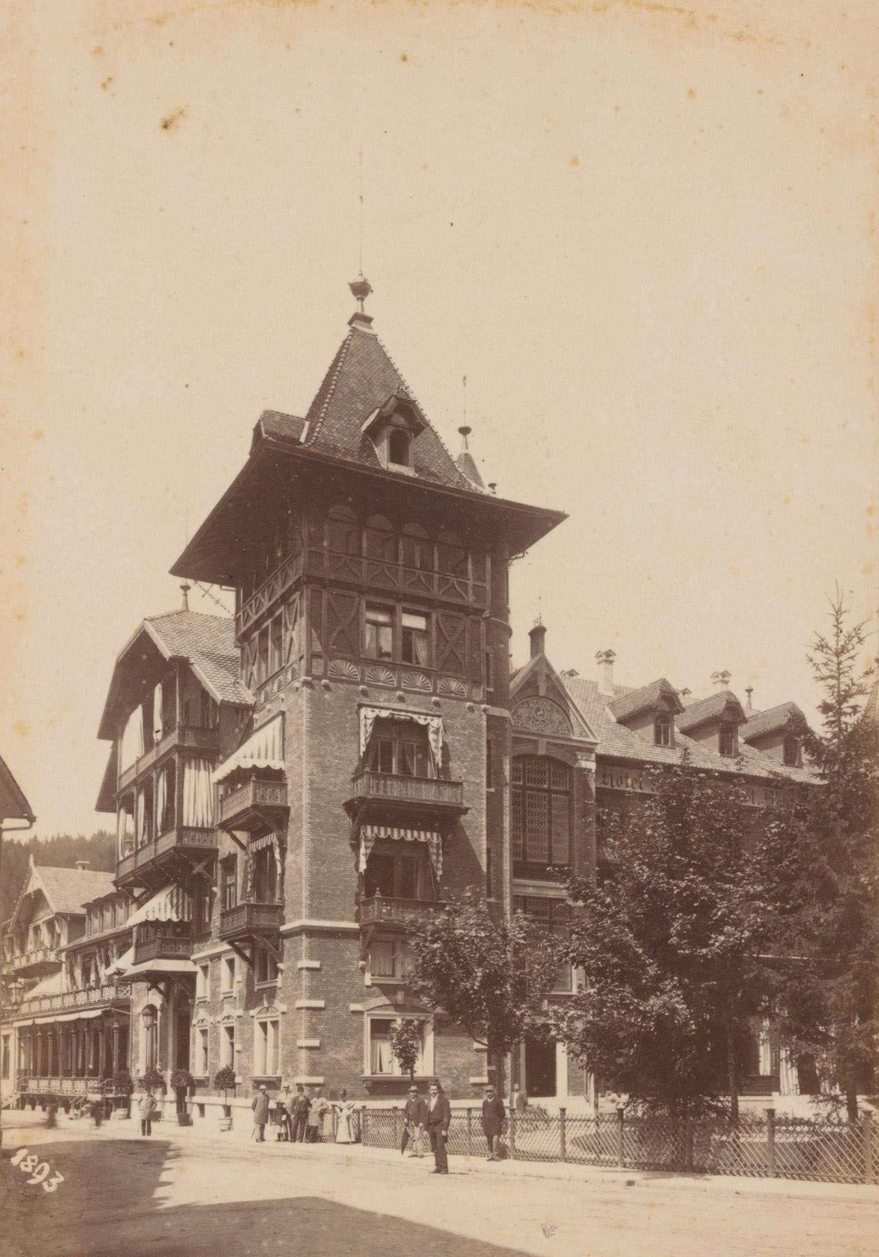 View of a Street in Sankt Blasien, Black Forest, 1893