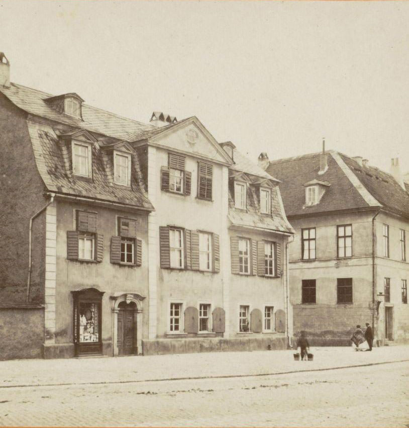Schillerhaus in Weimar, 1890
