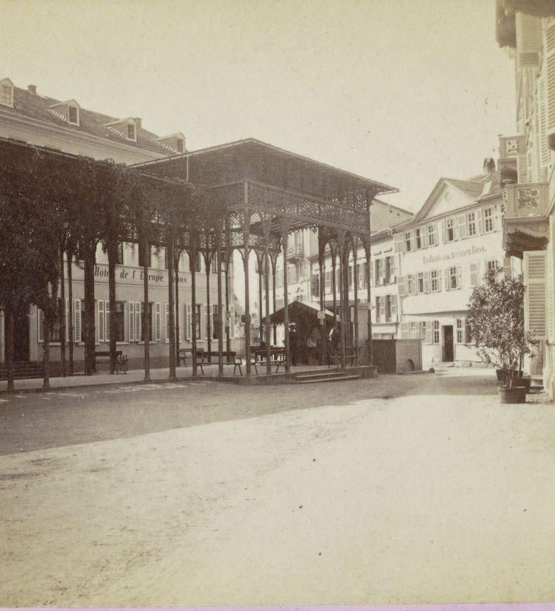 Der Kochbrunnen in Wiesbaden, 1890