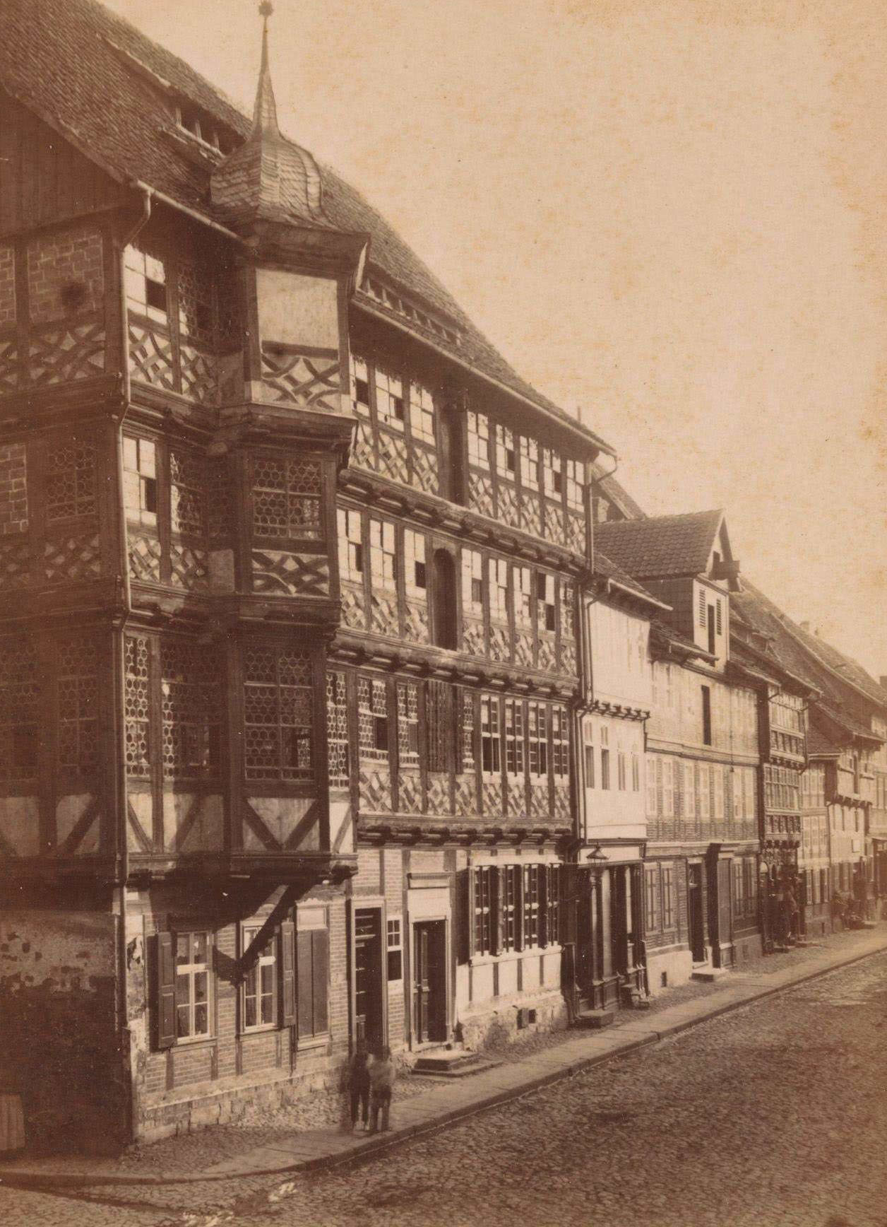 View of the former town hall of Wernigerode, 1890.