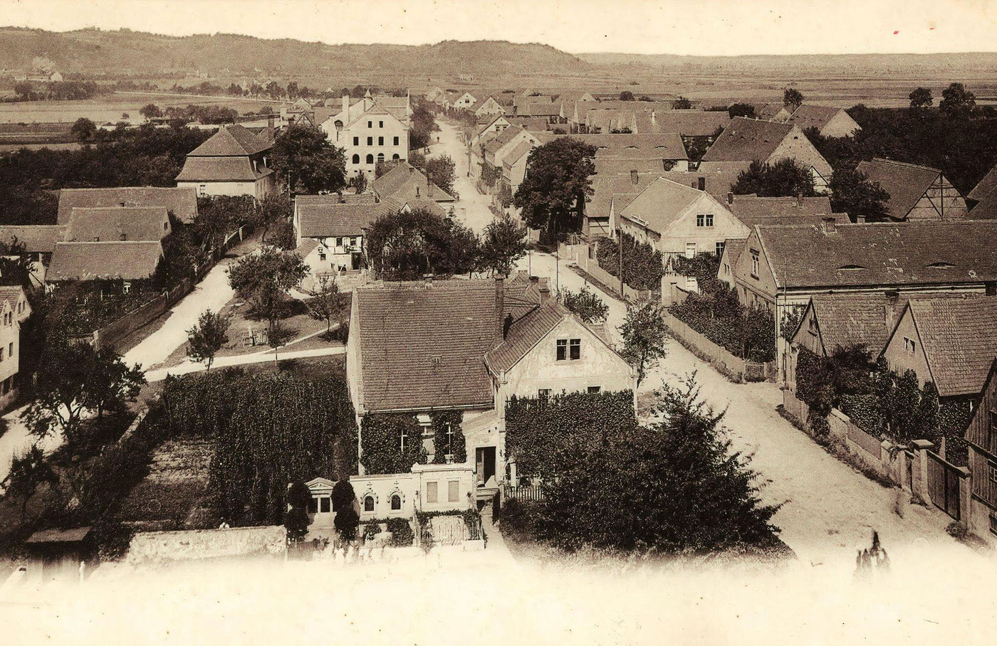 Buildings in Landkreis Meissen, Brockwitz, 1899.