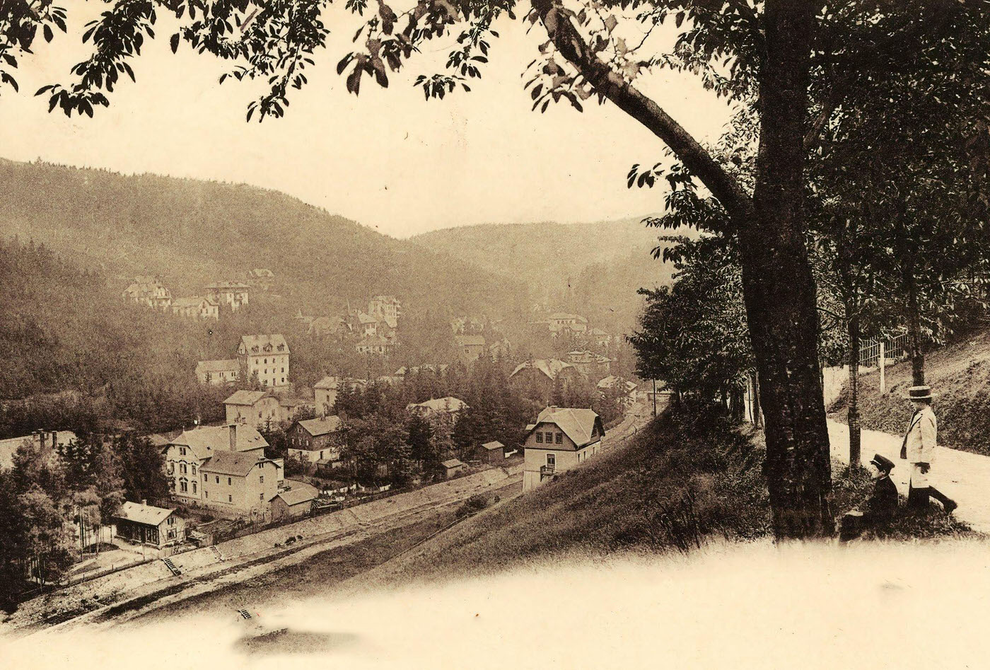 Buildings in Landkreis Sachsische Schweiz-Osterzgebirge, Kipsdorf, 1899.