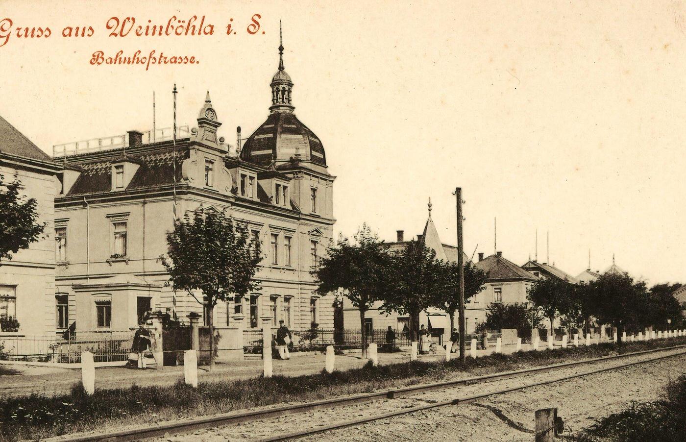 Bahnhof Weinbohla, Buildings in Landkreis Meissen, 1898.