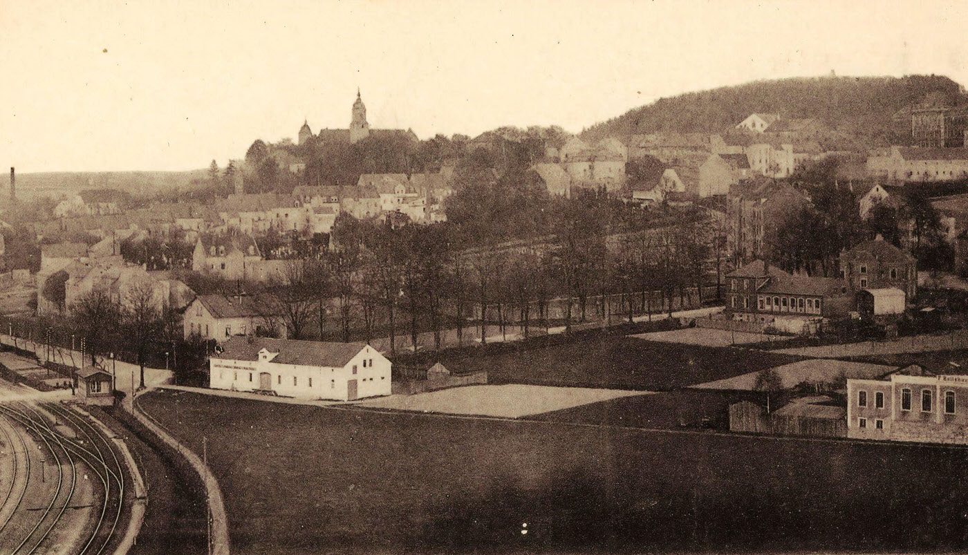 Bahnhof Nossen, Churches in Nossen, 1899.