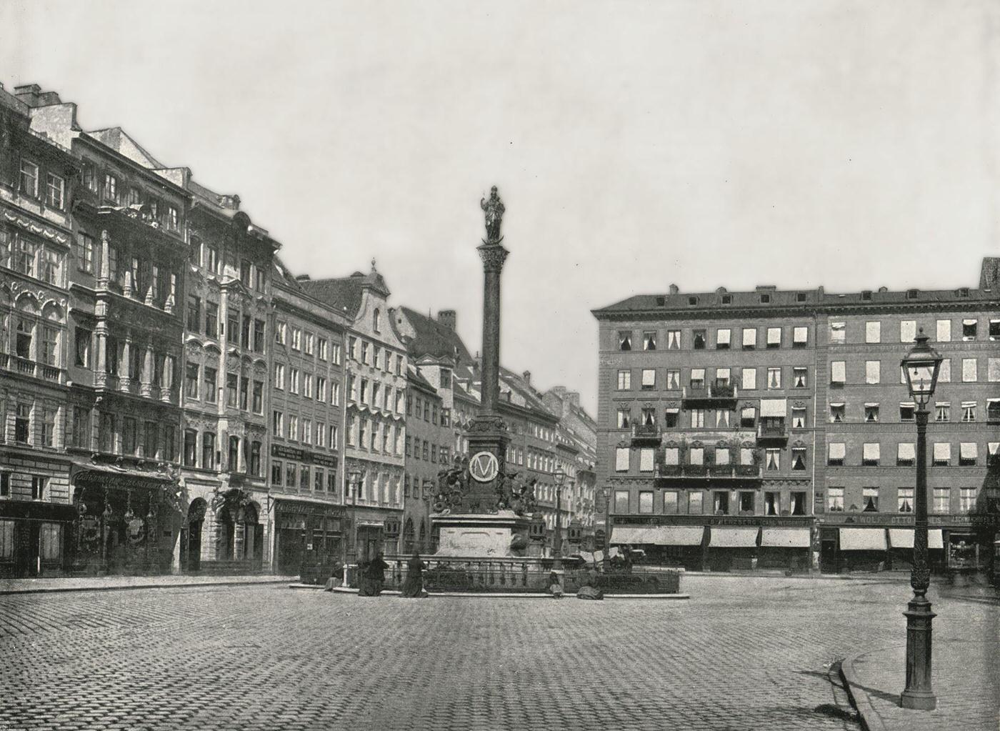 The Karolinenplatz, Munich, 1895.