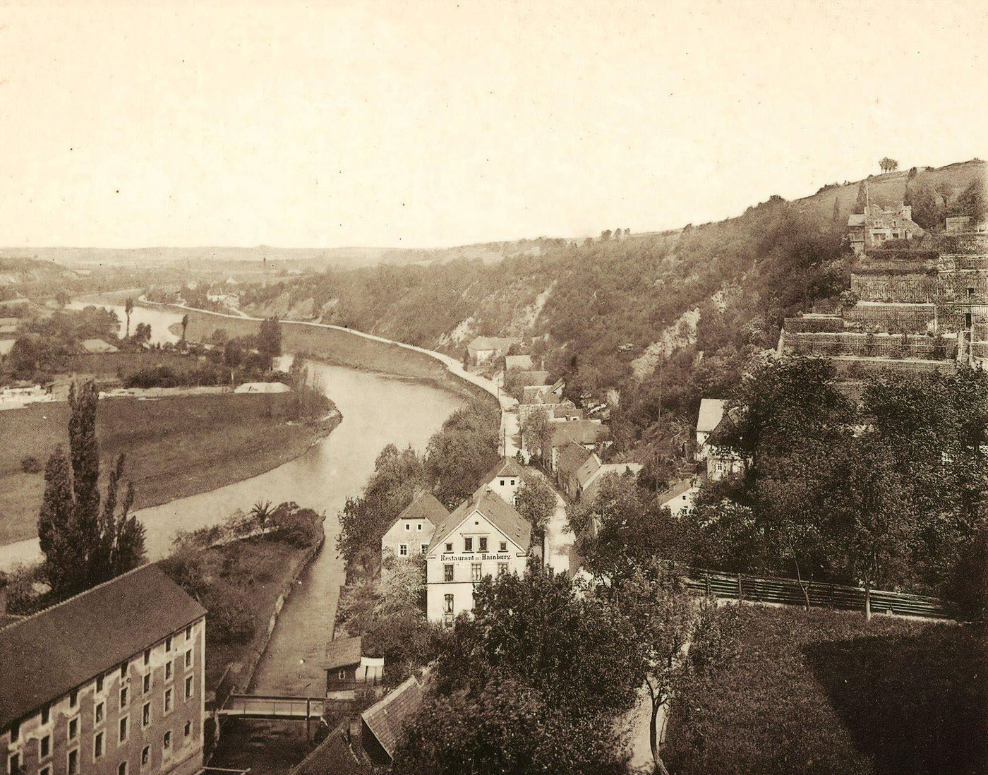 Bridges in Colditz, Landkreis Leipzig, Germany, 1898.