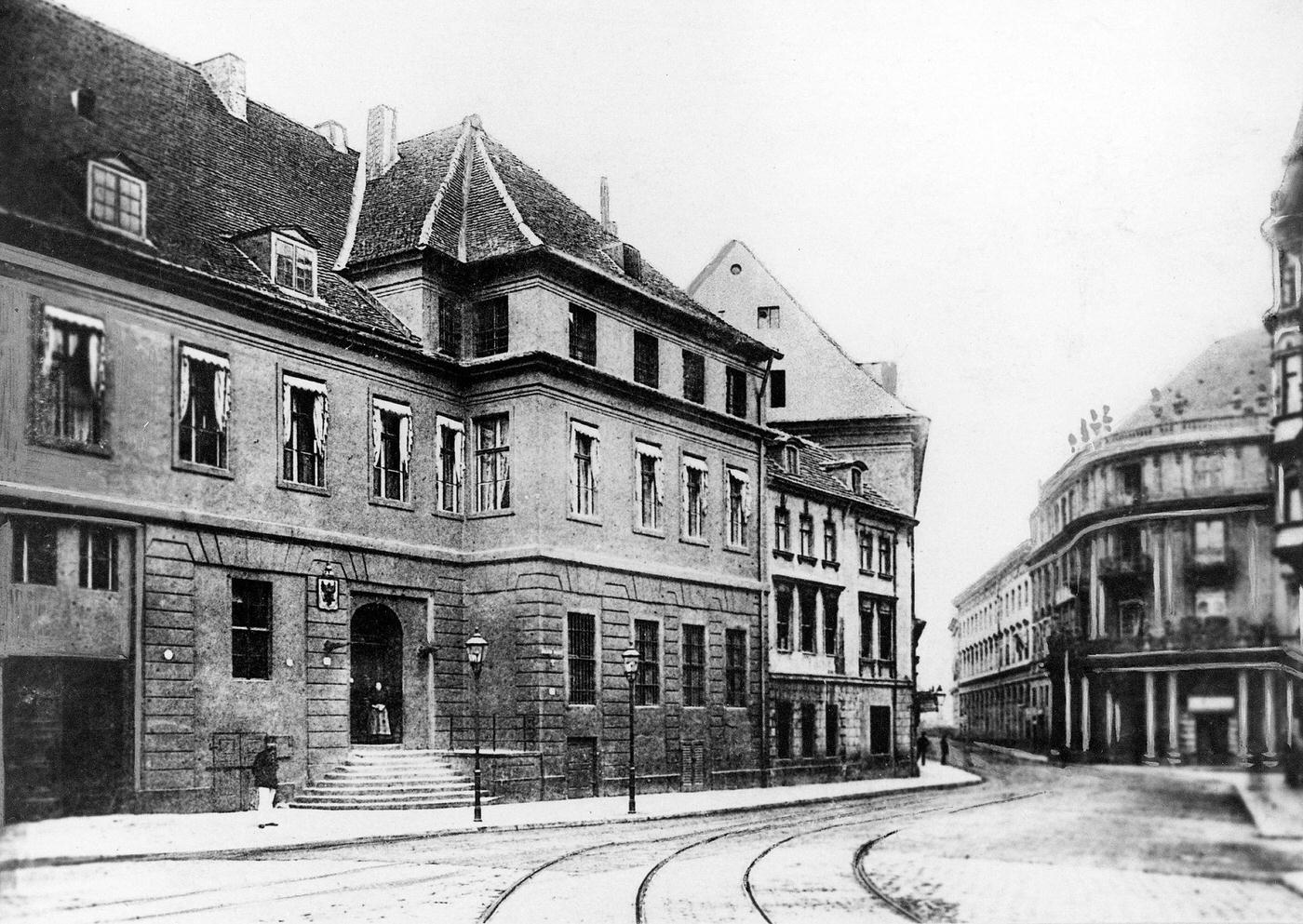 Berlin Molkenmarkt Spandauer Straße, Blick auf den Molkenmarkt, 1890