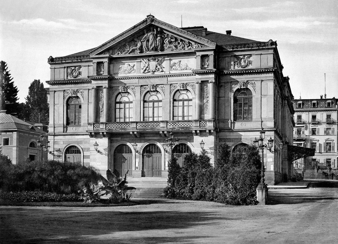 Baden Grand Duchy, Baden-Baden: theatre, Germany, 1900.