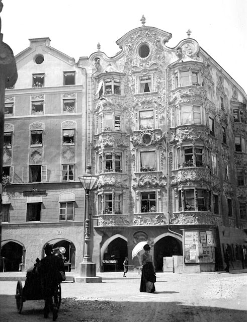 Ornate building in Germany, 1904
