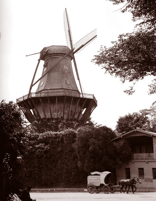 Replica windmill in Sans Souci Park, Potsdam