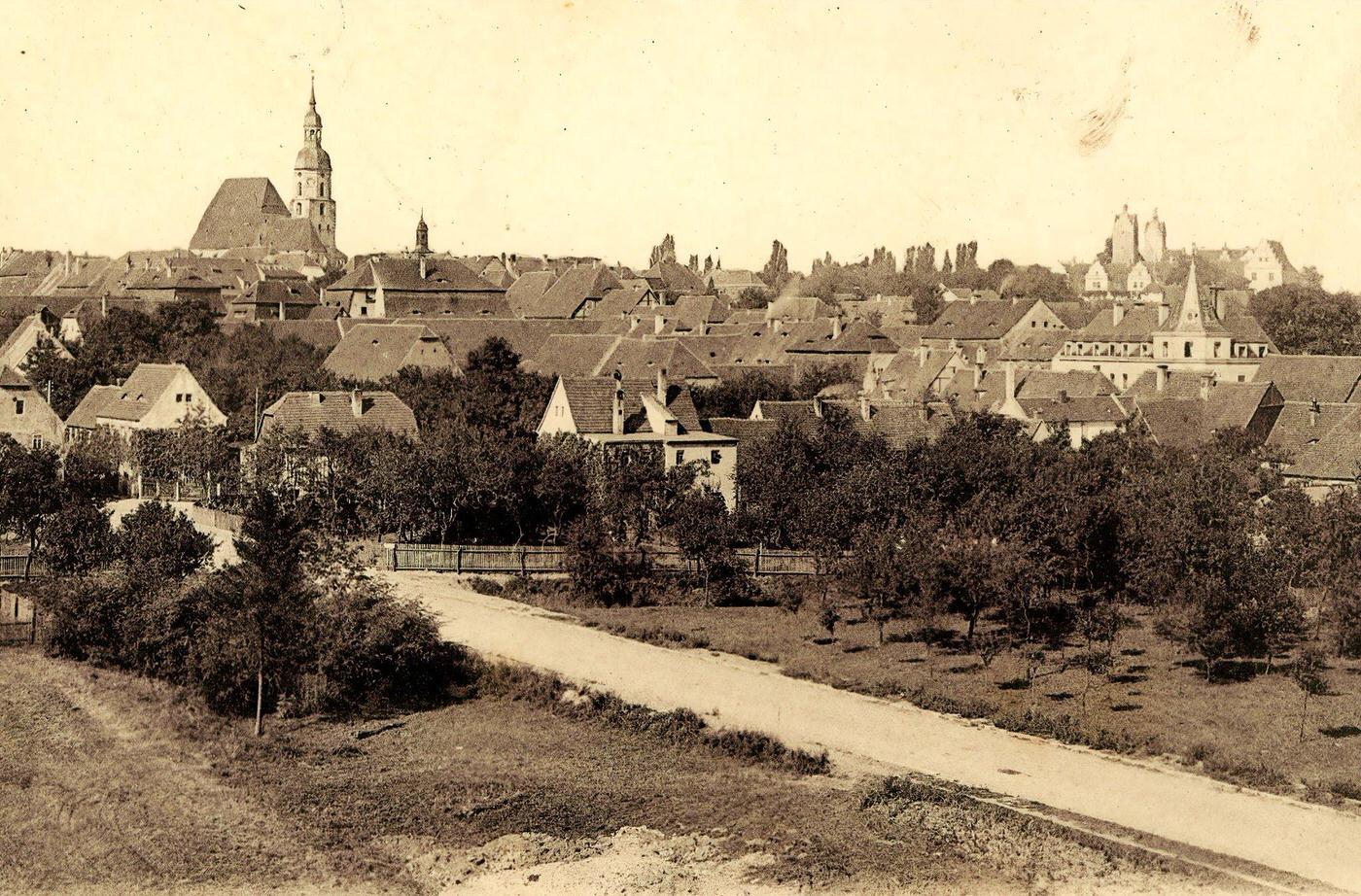 Churches in Landkreis Meissen, Schloss Strehla, Germany, 1903.