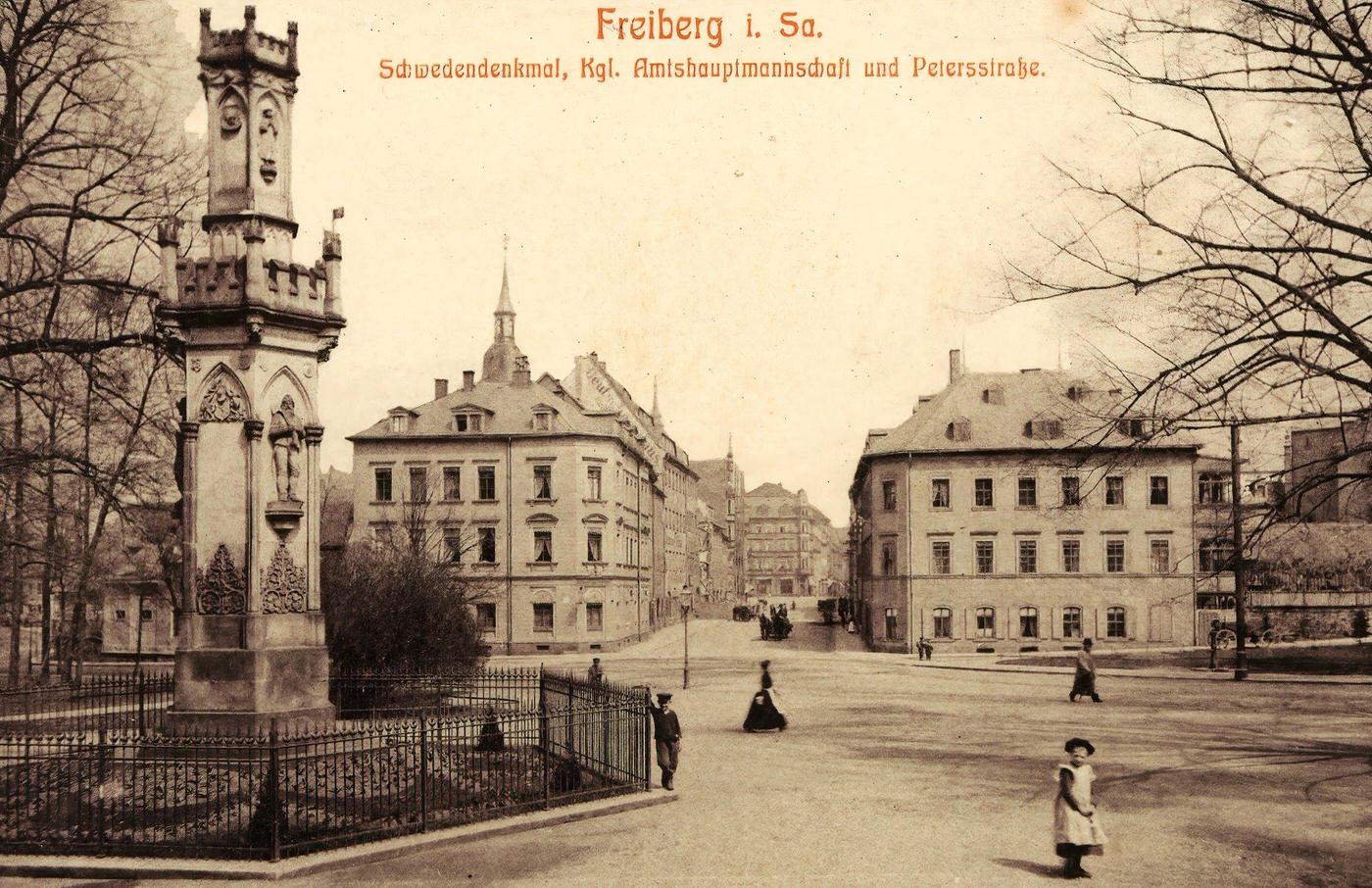 Monuments in Landkreis Mittelsachsen, Freiberg, Germany, 1903.