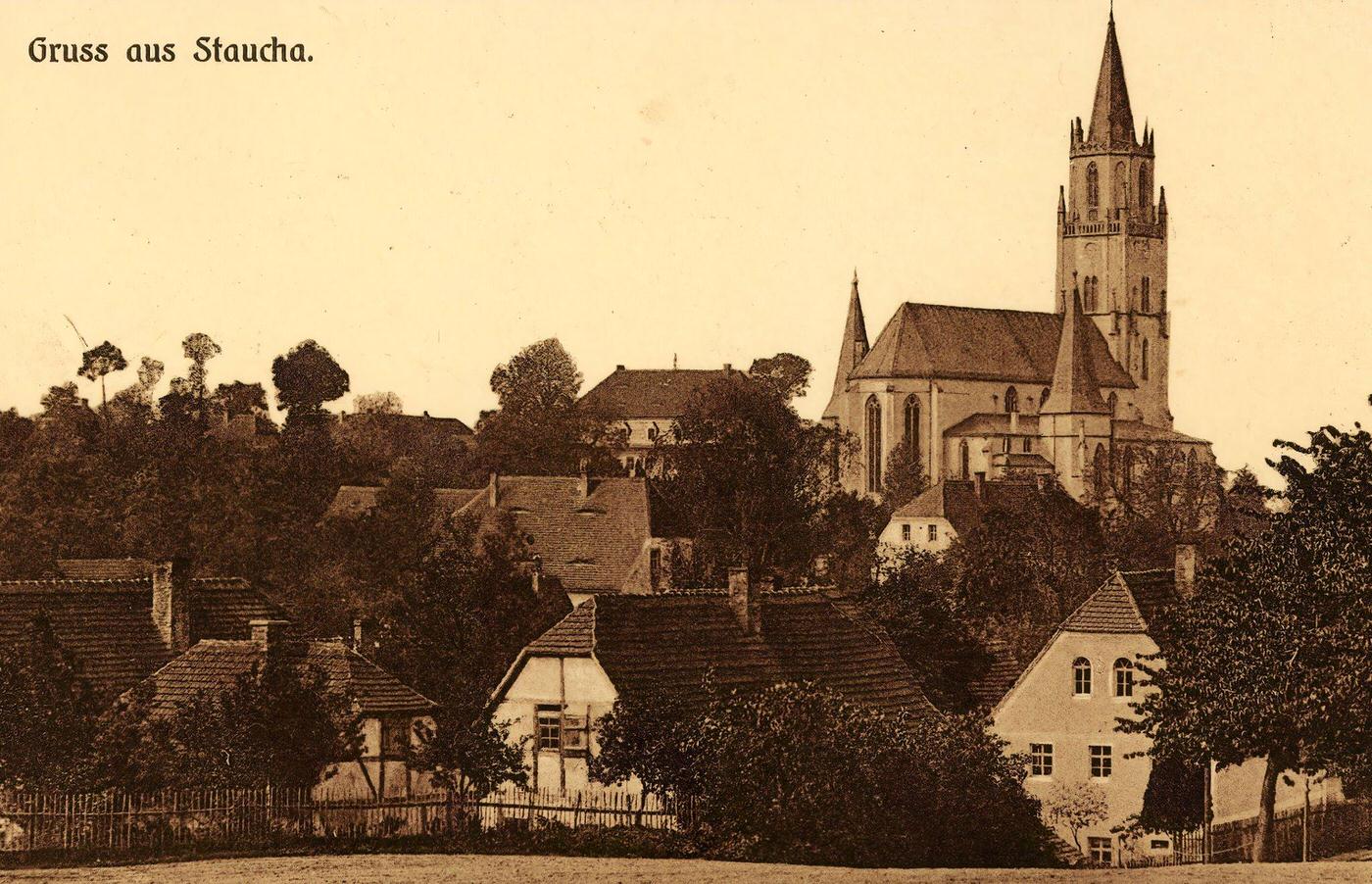 Churches in Landkreis Meissen, Stauchitz, Germany, 1903.