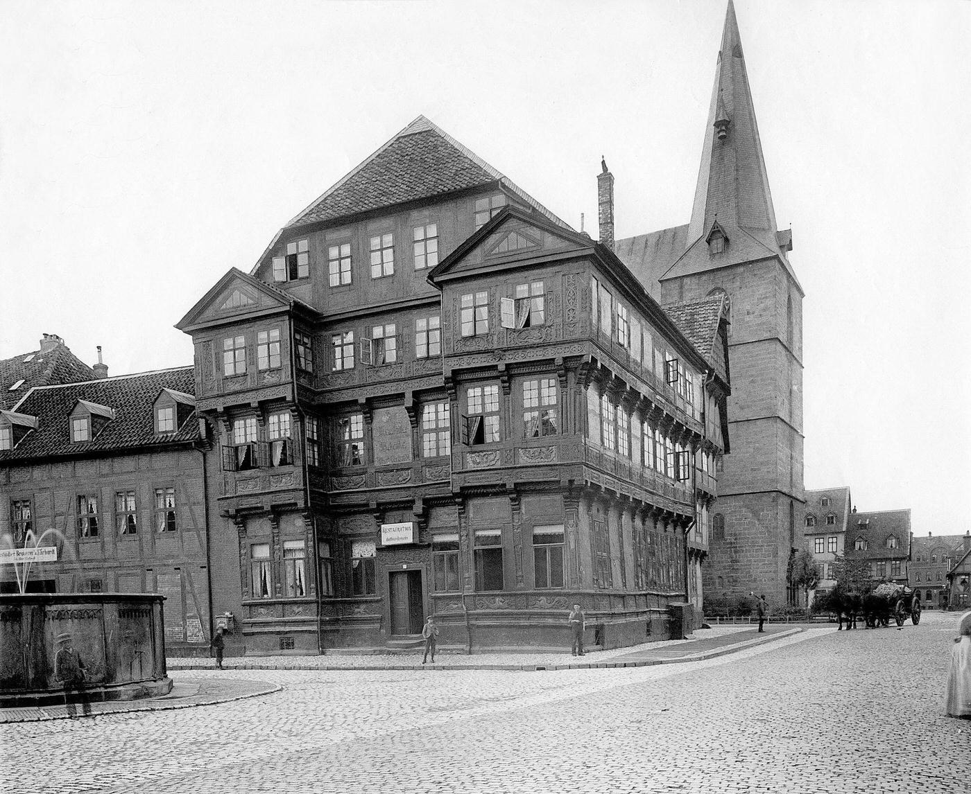 Neustädter Schänke (pub) in Germany, Hildesheim, around 1900