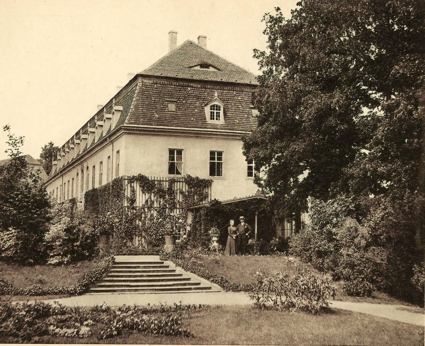 Houses in Landkreis Leipzig, Lossatal, Landkreis Leipzig, Heyda bei Falkenhain, Germany, 1901.