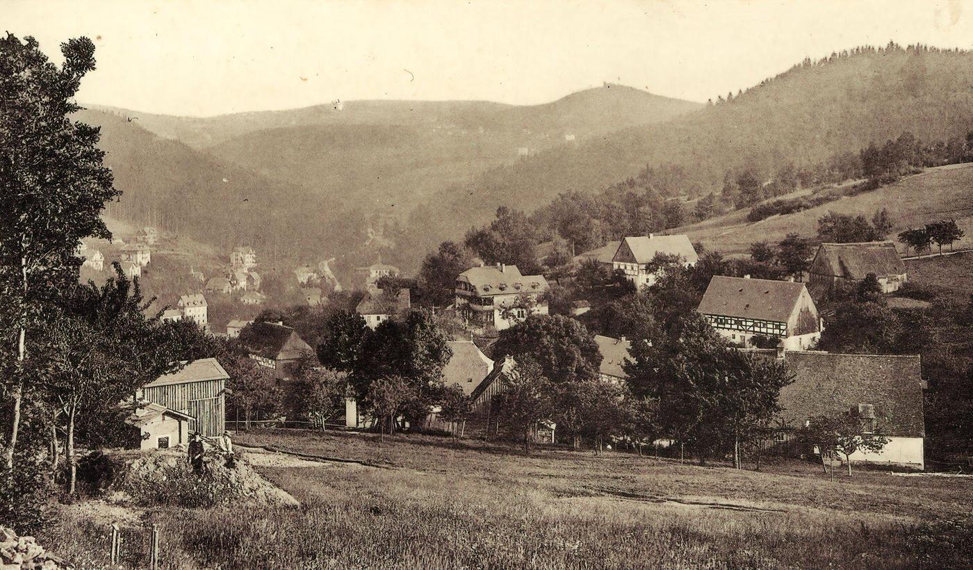 Buildings in Landkreis Sachsische Schweiz-Osterzgebirge, Kipsdorf, Alt, Germany, 1900
