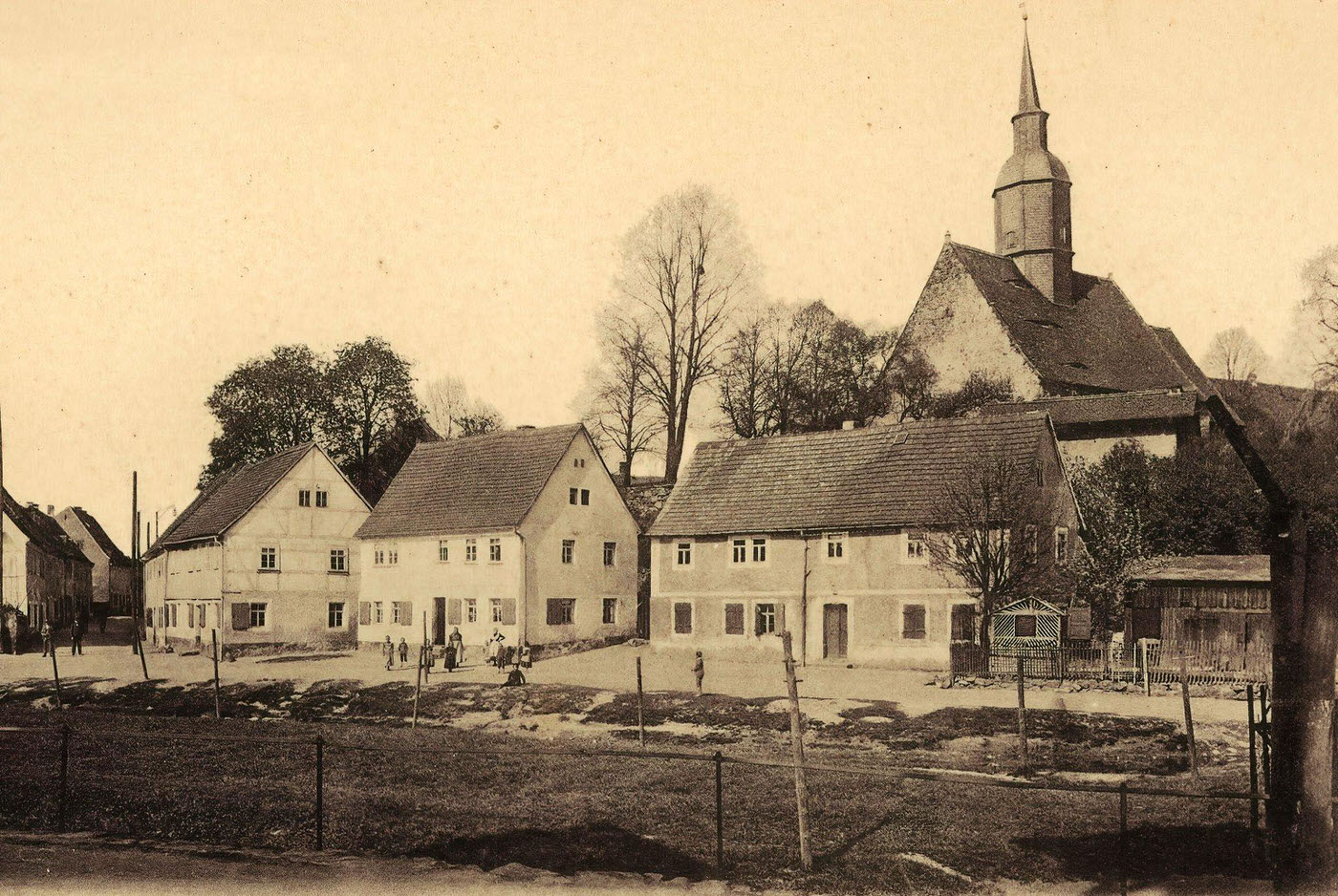 Churches in Wilsdruff, Jacobikirche, 1900s, Germany.