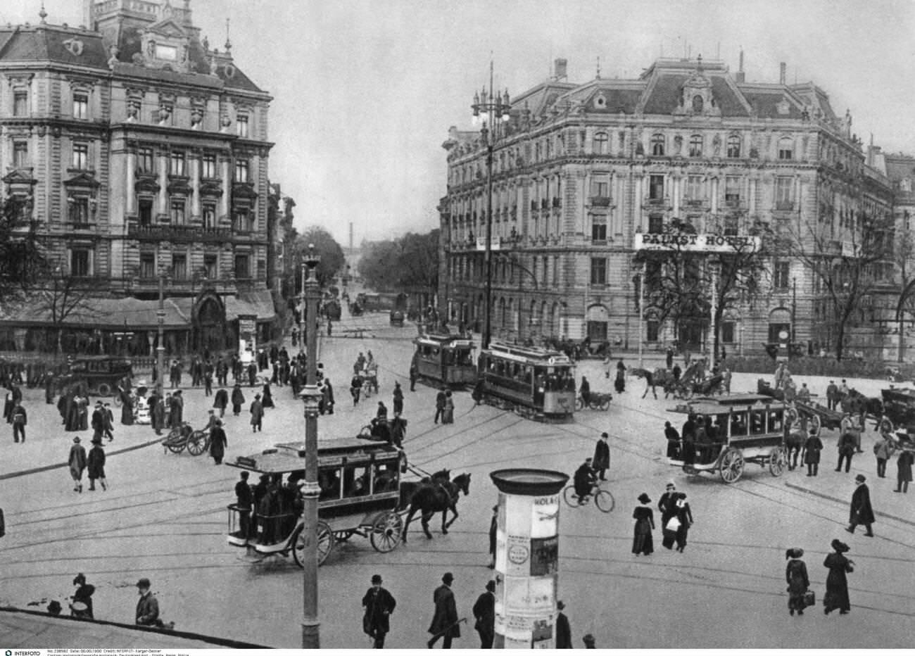 geography / travel, Germany, Berlin, square, Potsdamer Platz, circa 1900, Additional-Rights-Clearences-Not Available