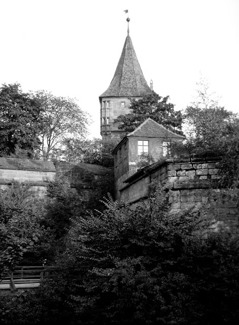 Tower and wall, Nürnberg