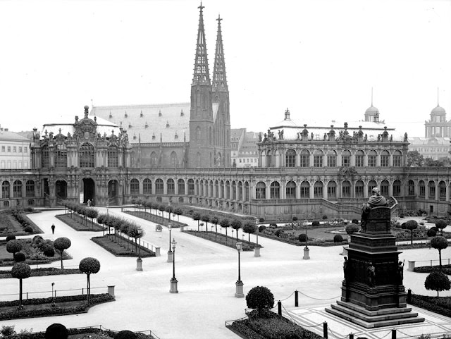 Zwinger Palace, Dresden, Germany, 1904