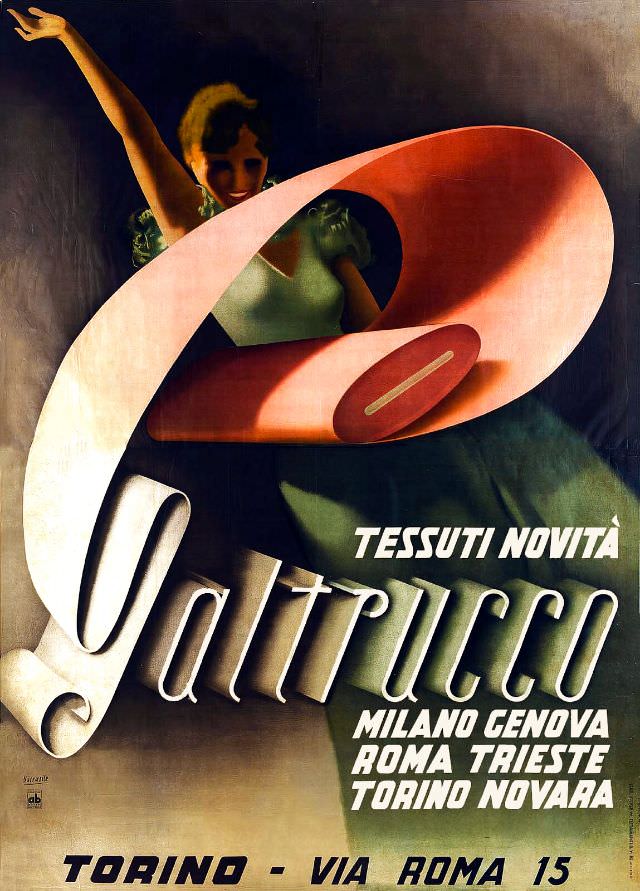 Galtrucco tessuti, circa 1937