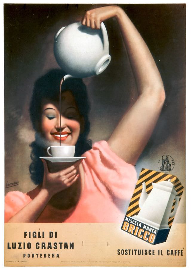 Miscela Marca Bricco, Sostituisce il Caffè, 1939