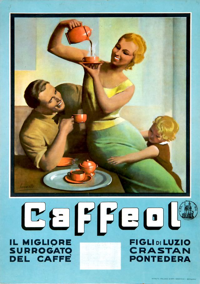 Caffeol, Il migliore surrogato del caffè, circa 1930s