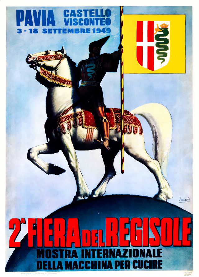 2a Fiera del Regisole, Mostra Internazionale della Macchina per Cucire, 1949