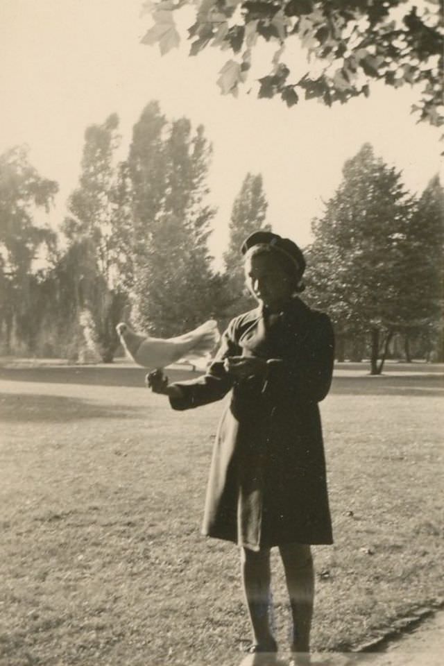 Little friend, Berlin, Germany, circa 1940s