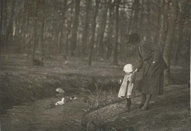 She never forgot that day her mother took her to see the ducks, circa 1940s
