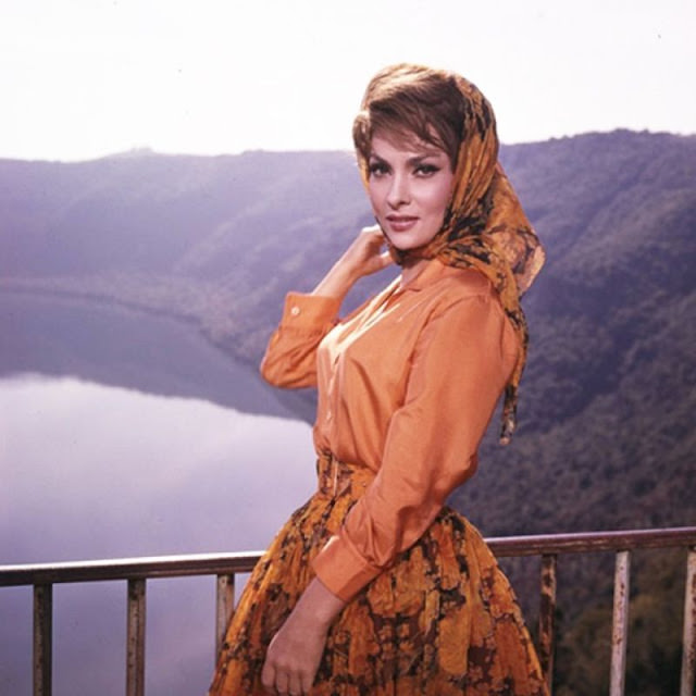 Gina Lollobrigida in the film "Come September", 1960