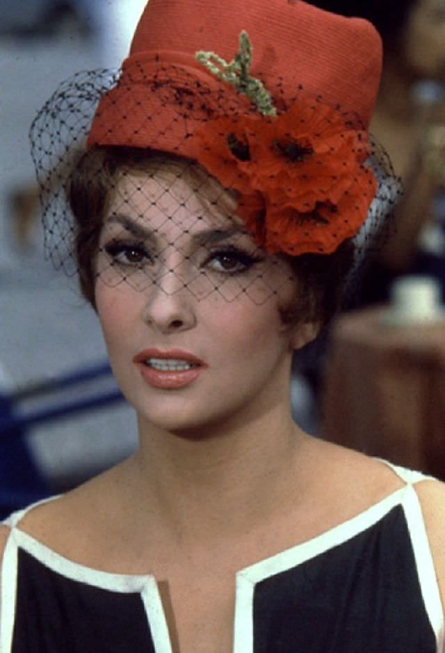 Gina Lollobrigida in the film "Come September", 1960