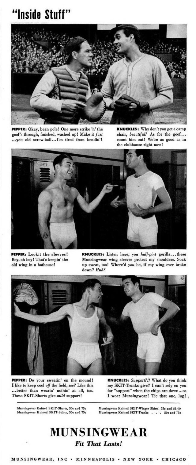 A Chuckle from the Past: Munsingwear's Men's Underwear Ads from the 1940s