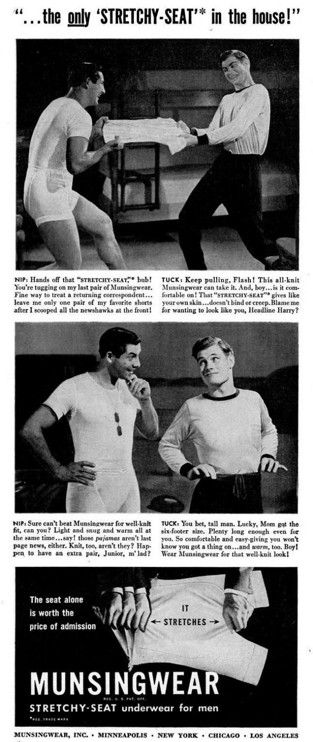 A Chuckle from the Past: Munsingwear's Men's Underwear Ads from the 1940s