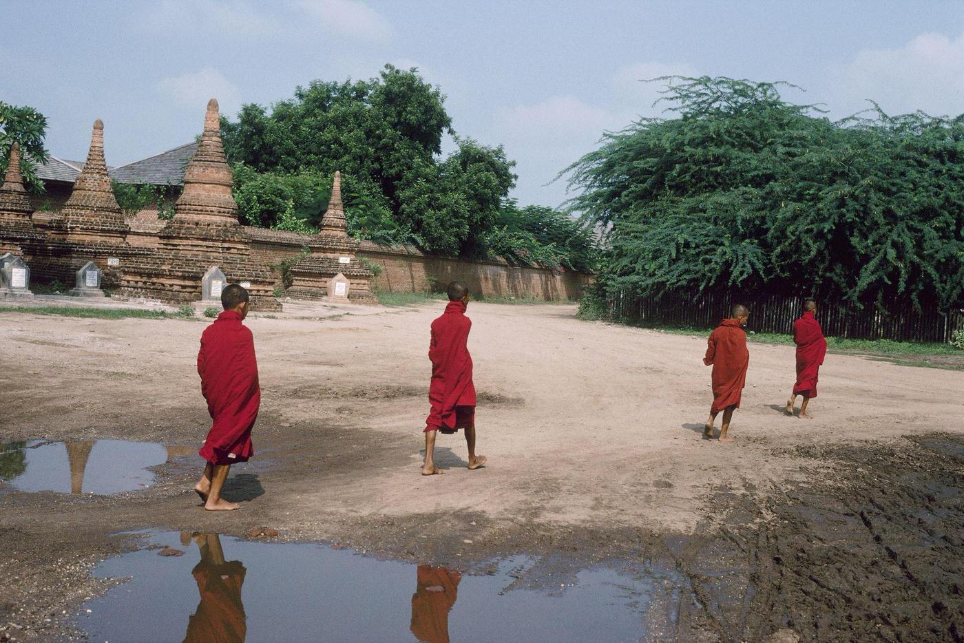 Bagan, Myanmar - Monks, 1980s