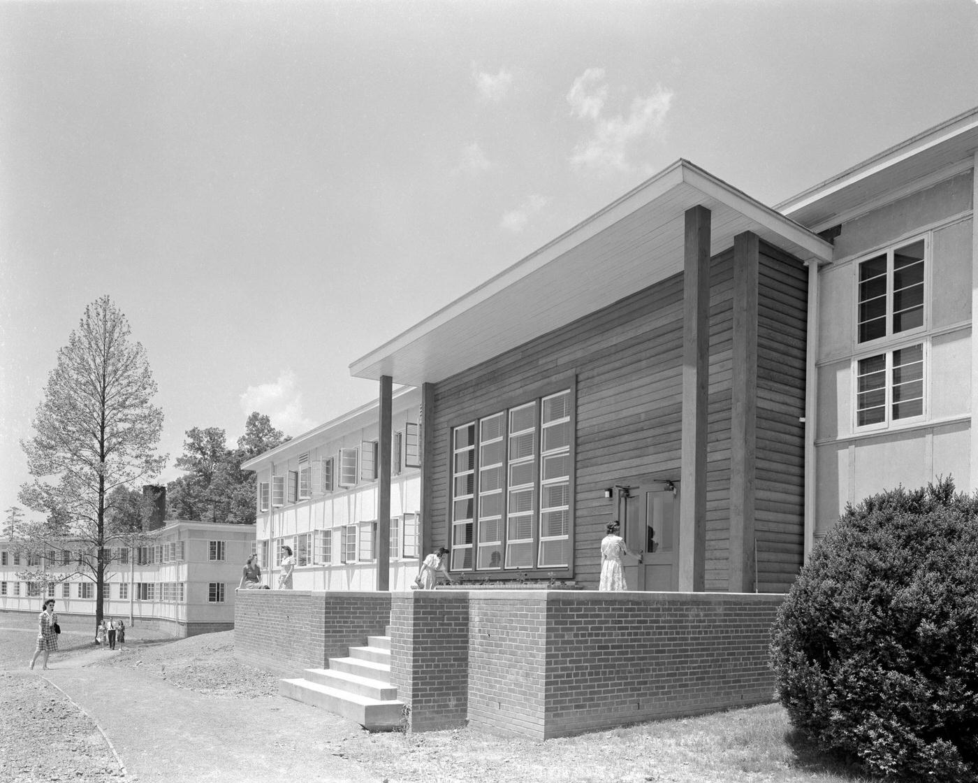 View of Dormitory Buildings in Oak Ridge, Tennessee, 1944.