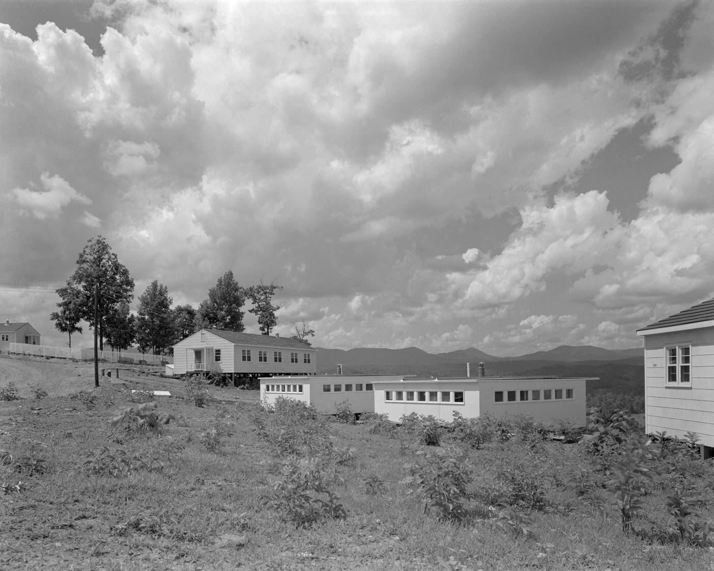 Buildings in Oak Ridge, Tennessee, 1944.