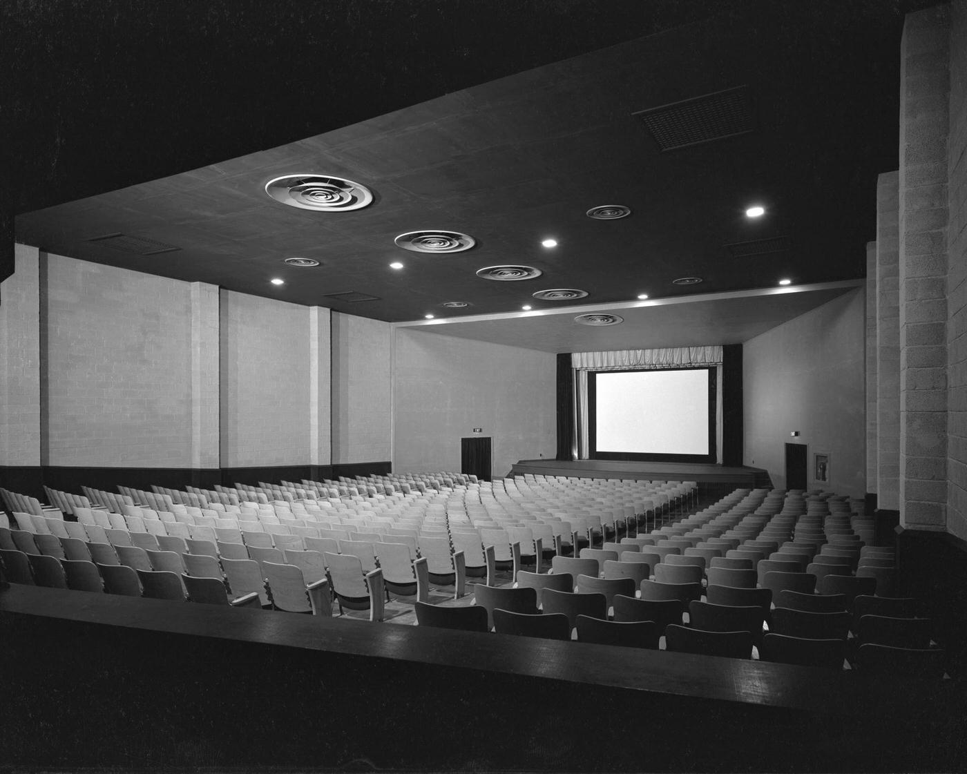 Inside the Ridge Theatre, Tennessee, 1944.