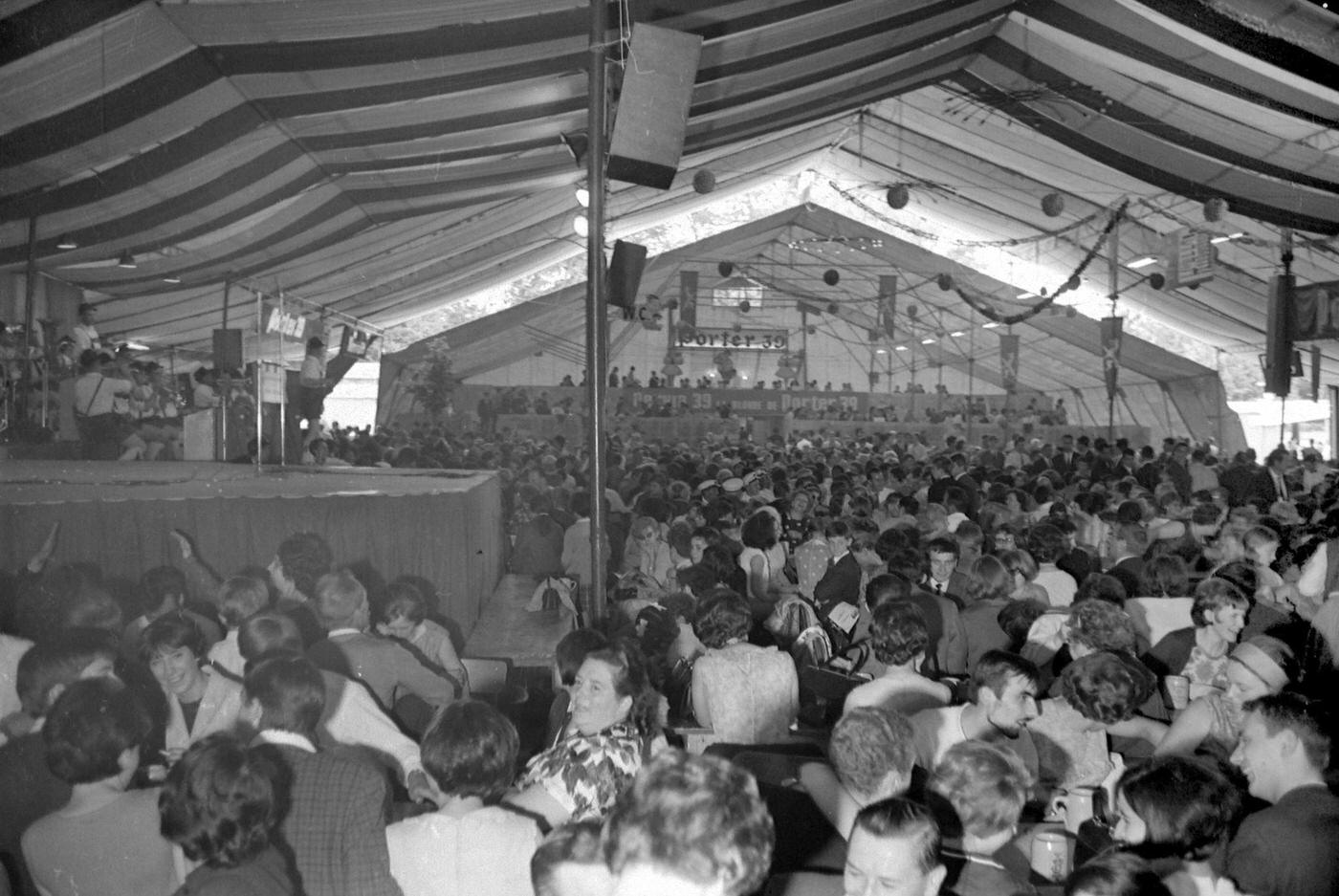 Beer Celebration in Paris. 1966.