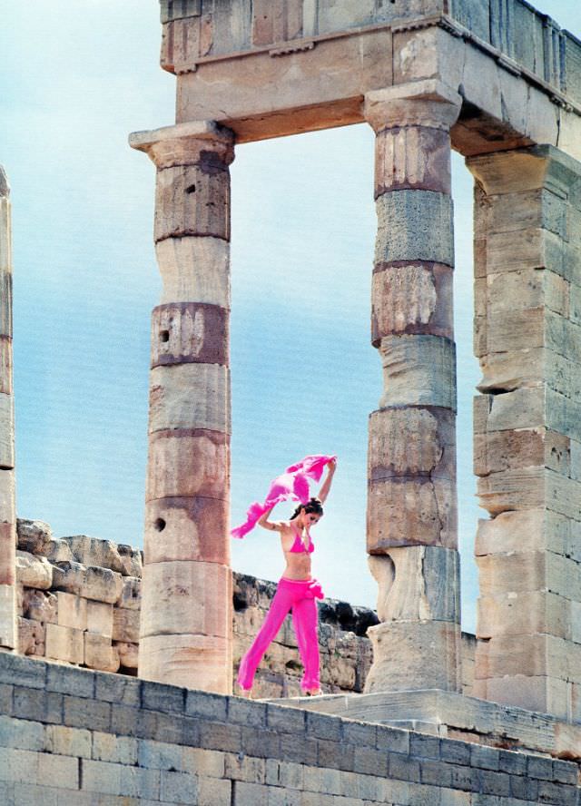 Maud Adams, Greece, 1969