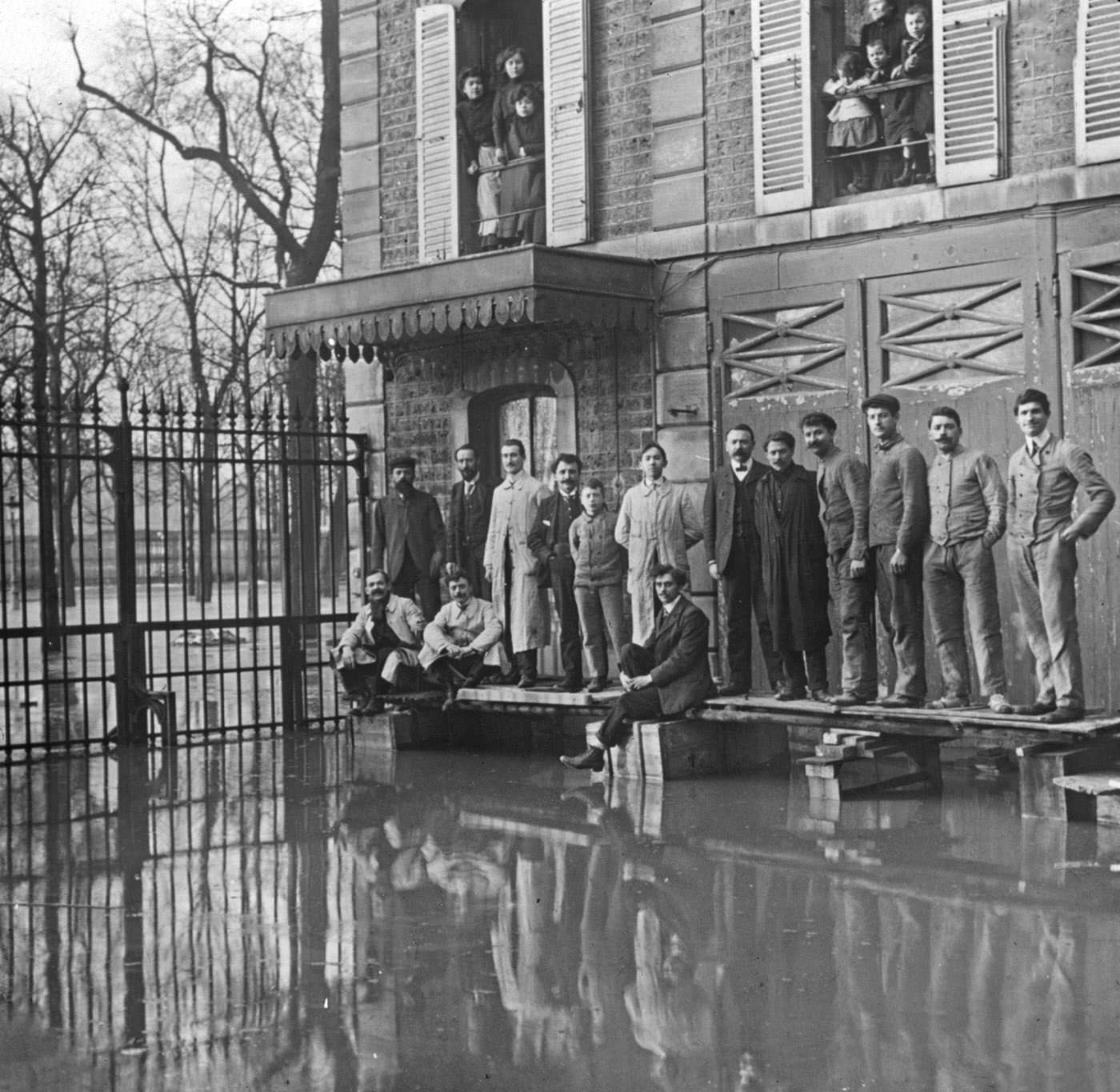Floods in Paris, 1910.