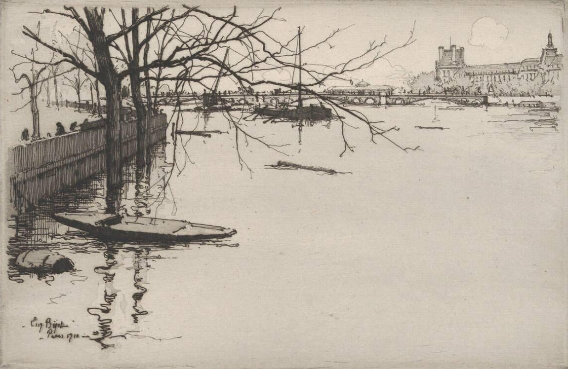 The Paris Flood - Eugène Béjot, 1910.