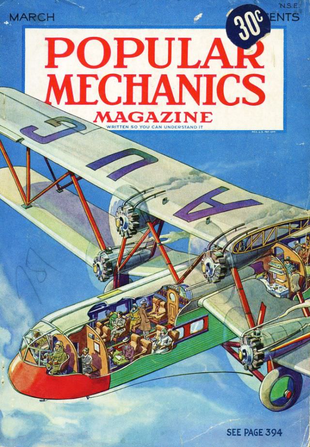 Popular Mechanics magazine cover, March 1931