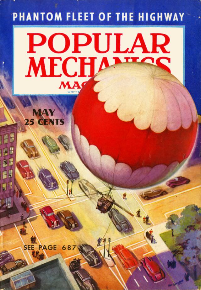 Popular Mechanics magazine cover, May 1938